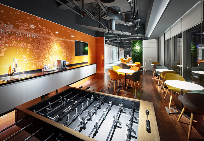 園區辦公樓茶水間裝修設計效果圖