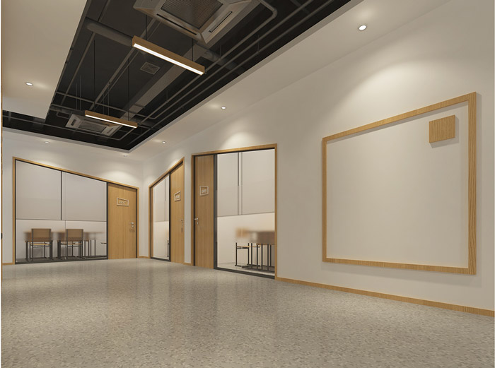 培訓(xùn)機(jī)構(gòu)中庭裝修設(shè)計效果圖