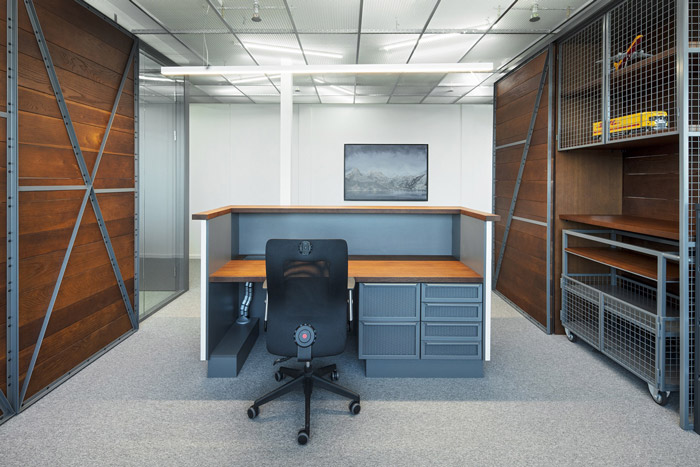 運輸公司前臺裝修設計效果圖