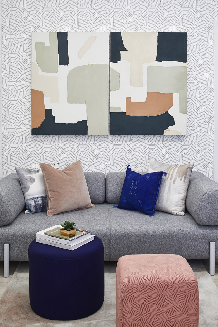 時尚辦公室接待區裝修效果圖