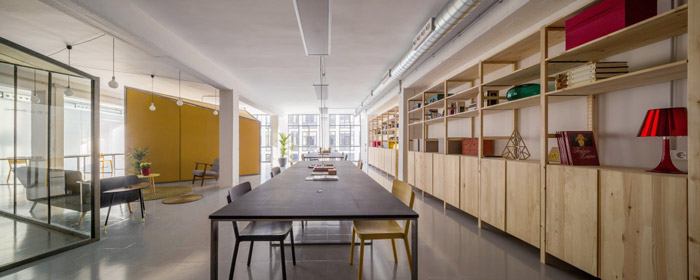 開放式辦公空間動(dòng)線設(shè)計(jì)效果圖