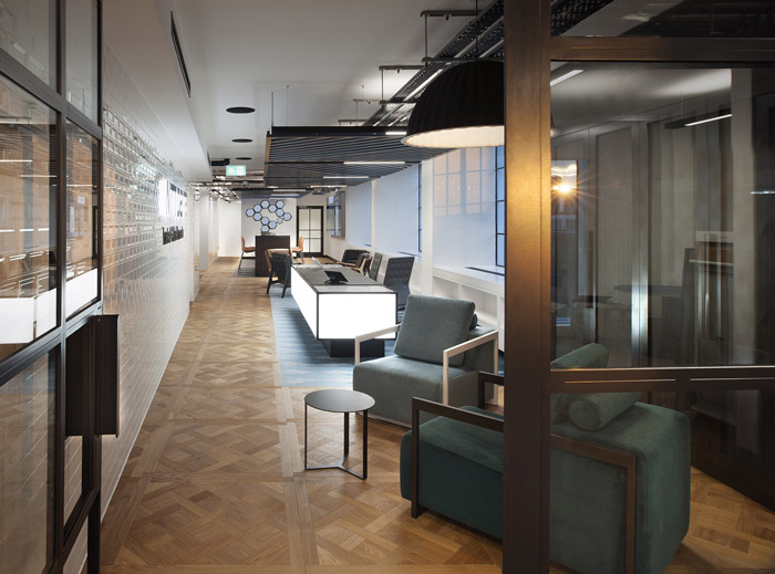 IT公司前臺裝修設計效果圖