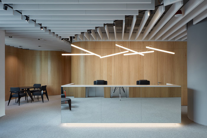 房產公司前臺裝修設計效果圖