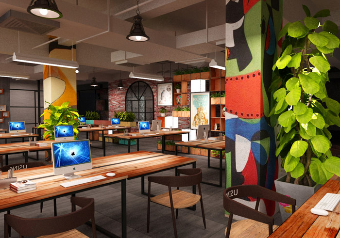 服裝公司裝修設計效果圖