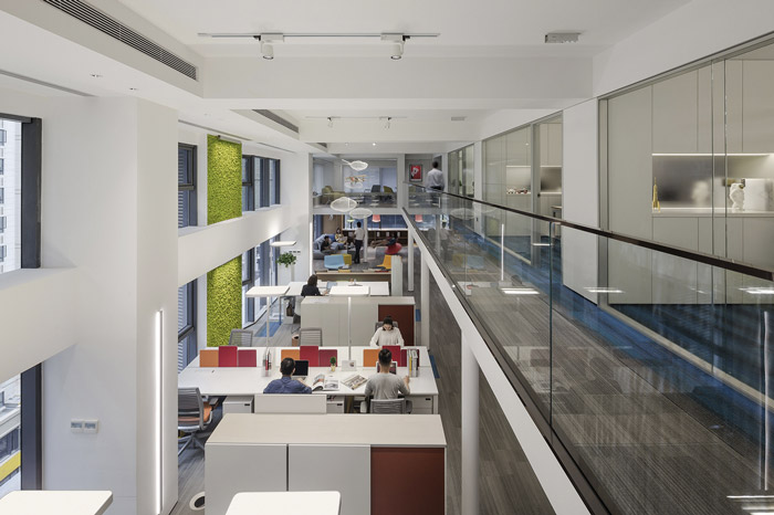 兩層辦公空間辦公區裝修設計方案