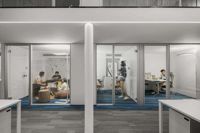 兩層辦公空間洽談區裝修設計方案