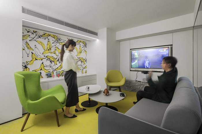 兩層辦公空間休息區裝修設計方案