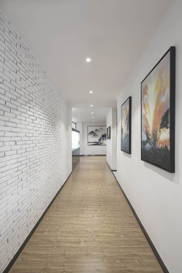 廠房辦公室走廊設計裝修效果圖