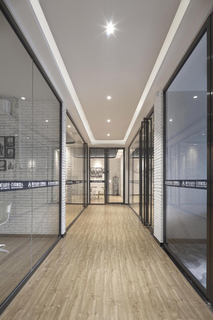 廠房辦公室過道設計裝修效果圖