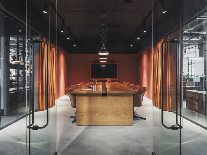 企業辦公室會議室裝修設計效果圖