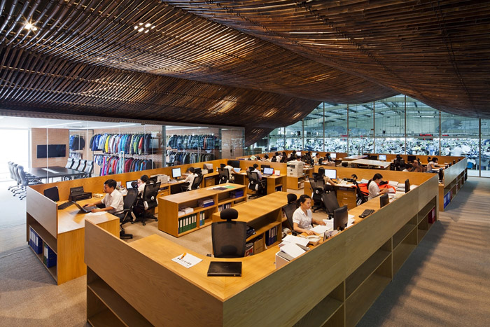 服裝工廠改造辦公室辦公區(qū)裝修效果圖