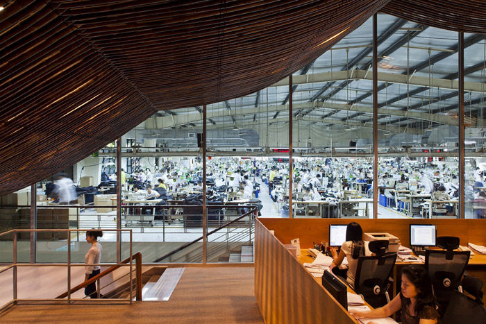 服裝工廠改造辦公室辦公區(qū)裝修效果圖