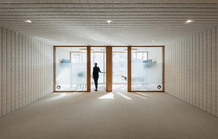 集團辦公室進門區裝修設計方案