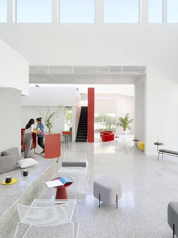 影視辦公室接待區裝修設計效果圖