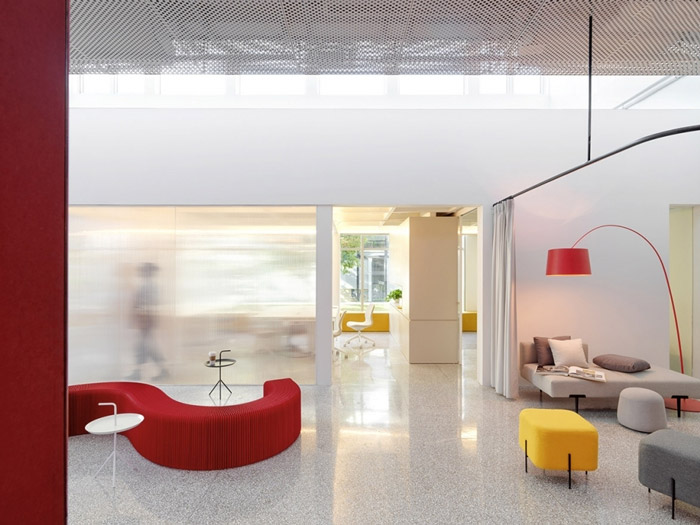 影視辦公室交流區裝修設計效果圖