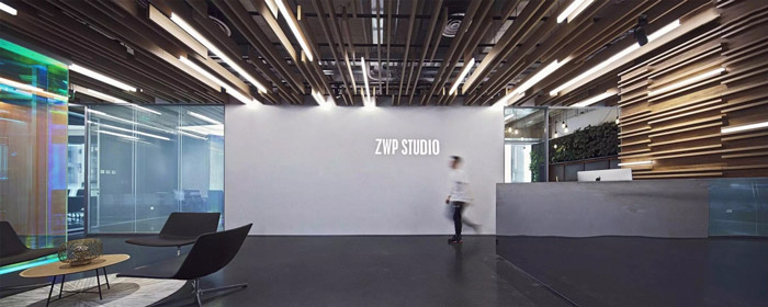 1100平方辦公室前臺裝修設計方案