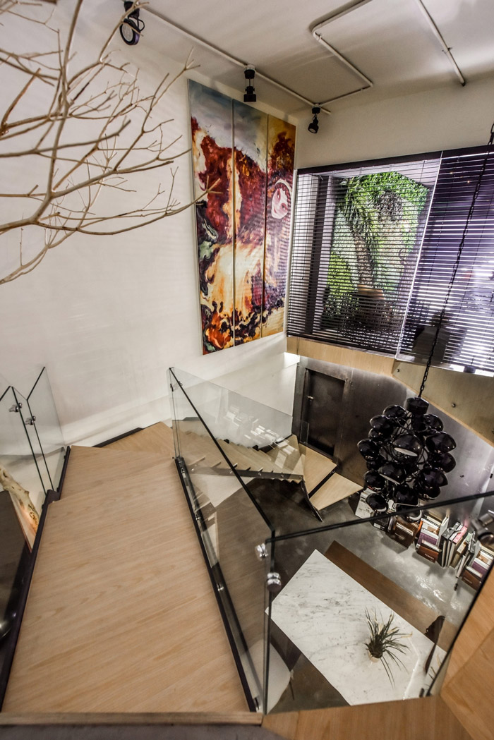 loft辦公室樓梯裝修設計效果圖