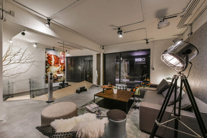 loft辦公室二層裝修設計效果圖