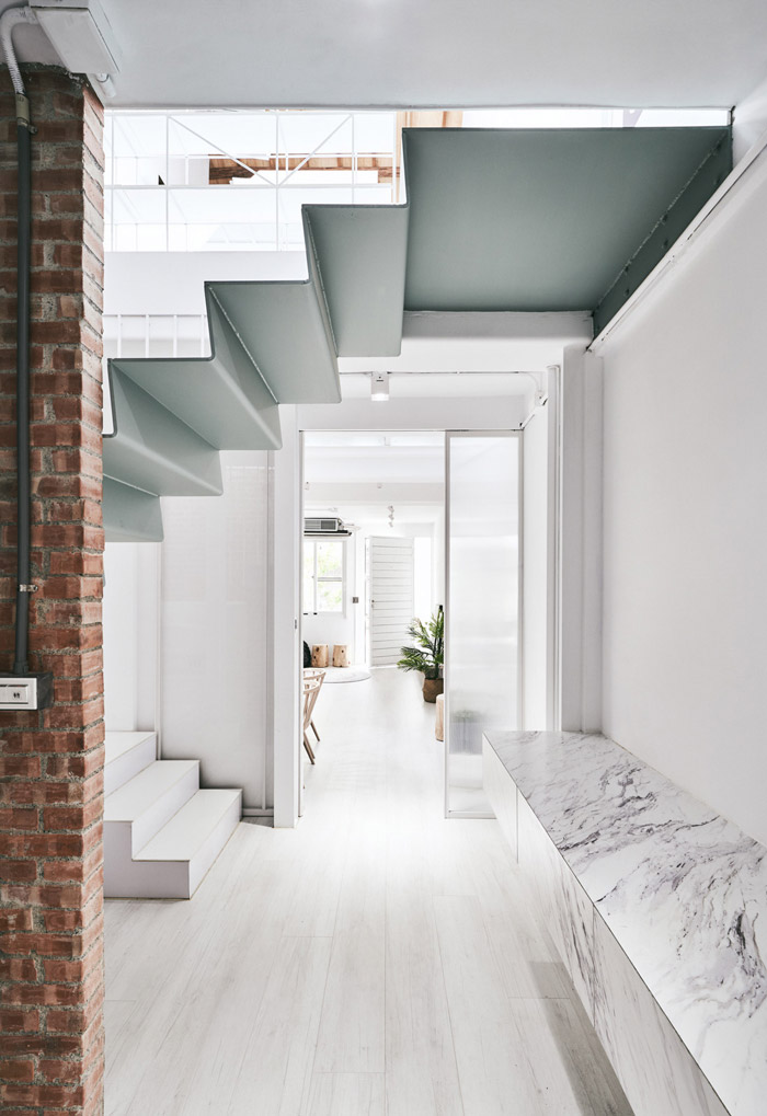 公寓loft辦公室入口裝修設計效果圖