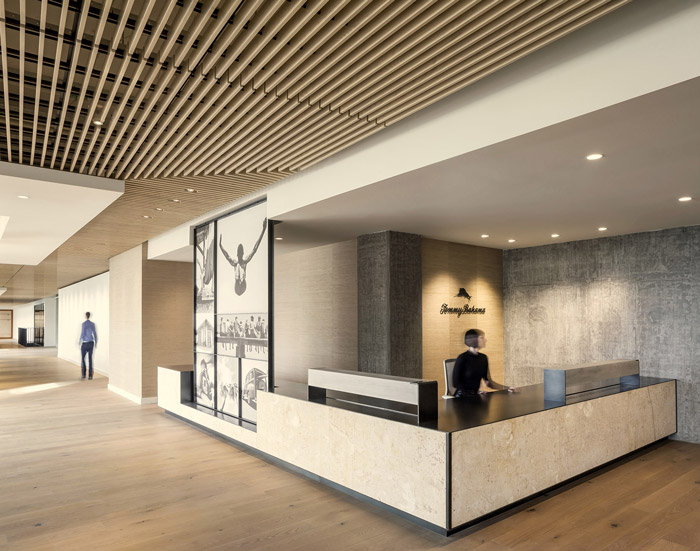 商業(yè)辦公空間前臺裝修設(shè)計效果圖