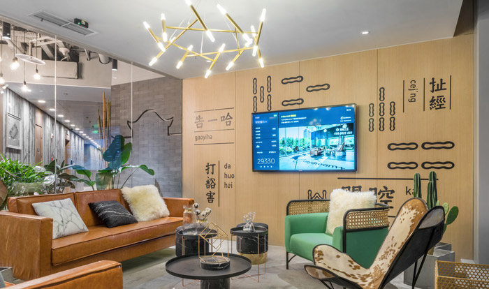 清爽辦公室交流區裝修設計效果圖