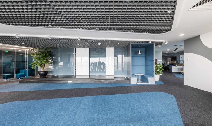 科技辦公室交流區裝修設計效果圖