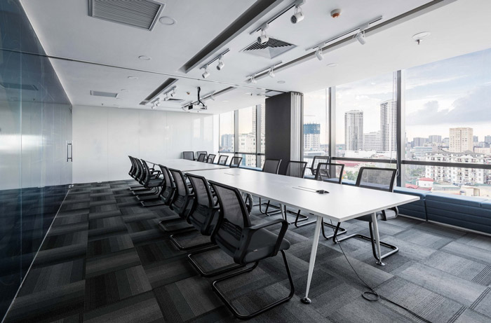 科技辦公室會議室裝修設計效果圖