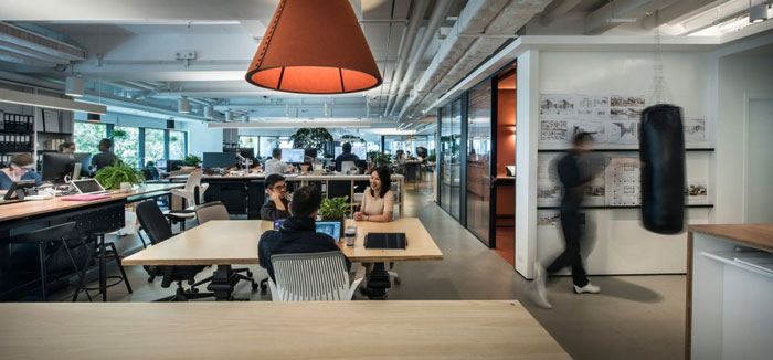 分公司辦公室辦公區設計效果圖