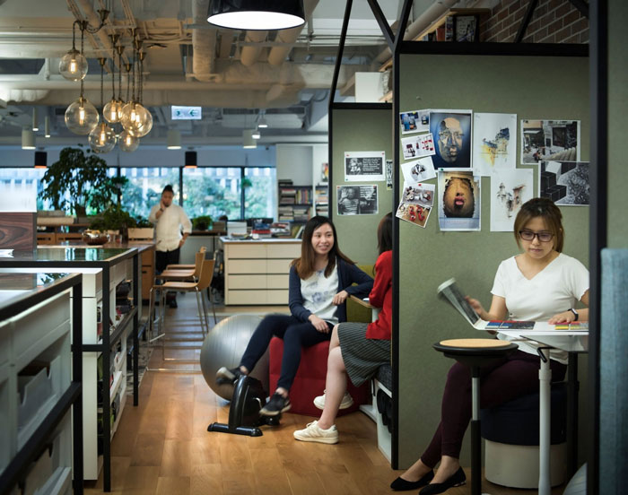 分公司辦公室辦公區設計效果圖