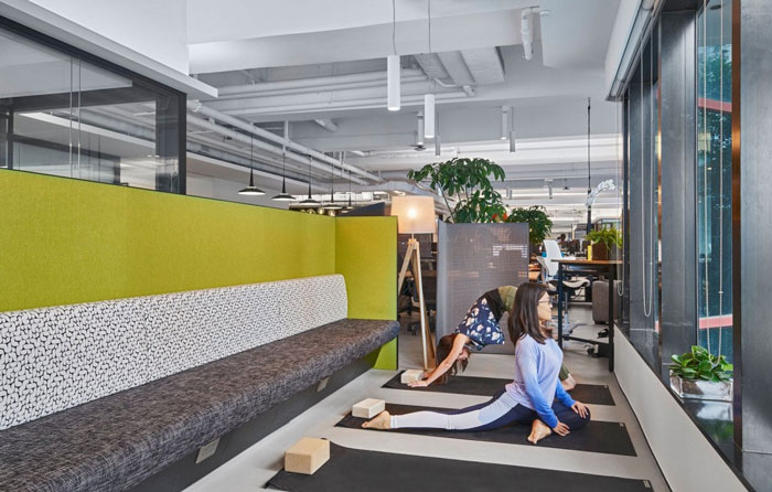 分公司辦公室休閑區設計效果圖