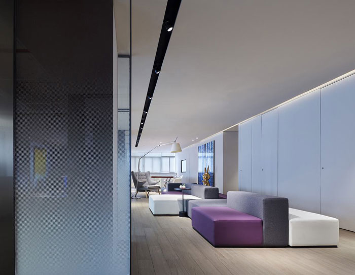 企業辦公空間交流區設計裝修效果圖