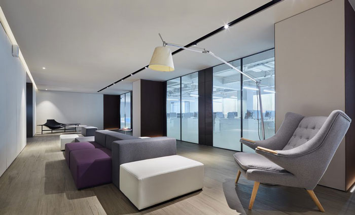 企業辦公空間交流區設計裝修效果圖