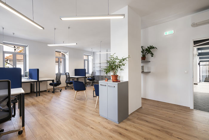 舊廠房辦公室辦公區裝修設計效果圖