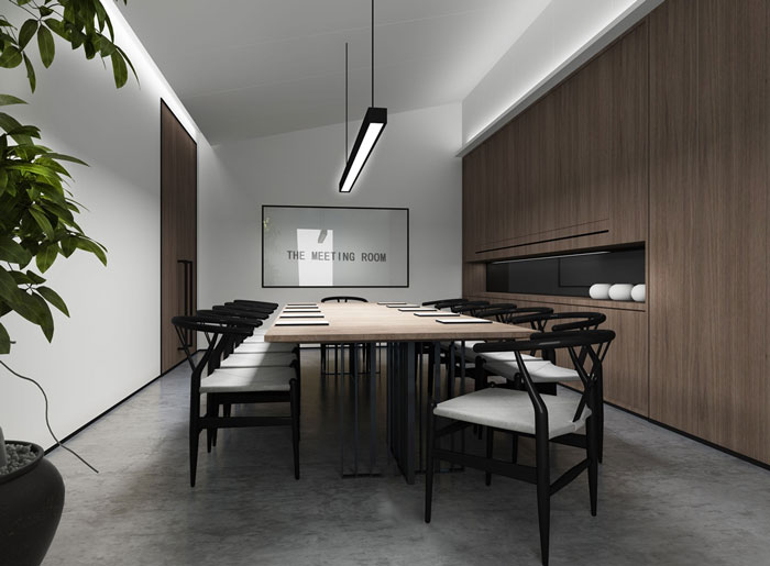 商務辦公室會議室裝修效果圖