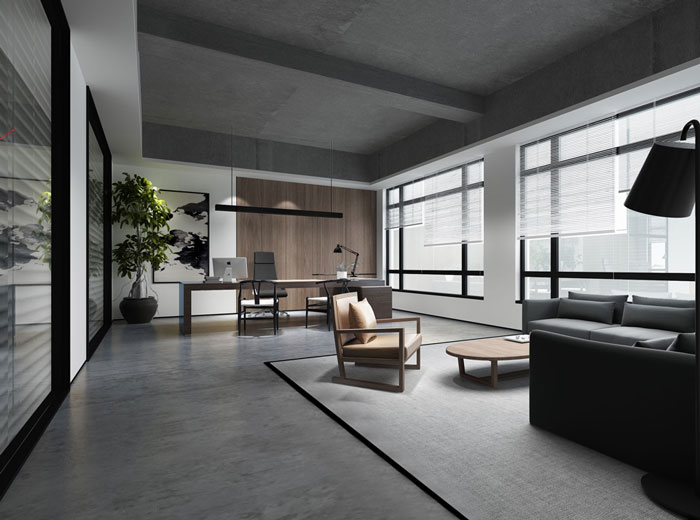 商務總經理辦公室裝修效果圖