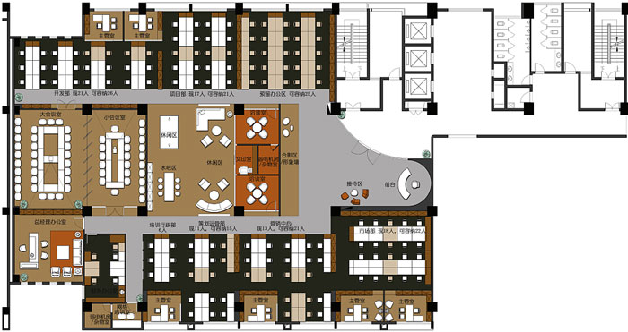 it辦公室設計平面圖