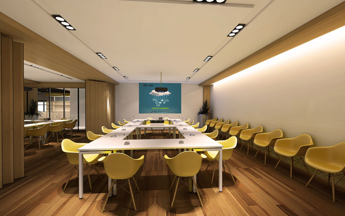 it辦公室會議室設計效果圖
