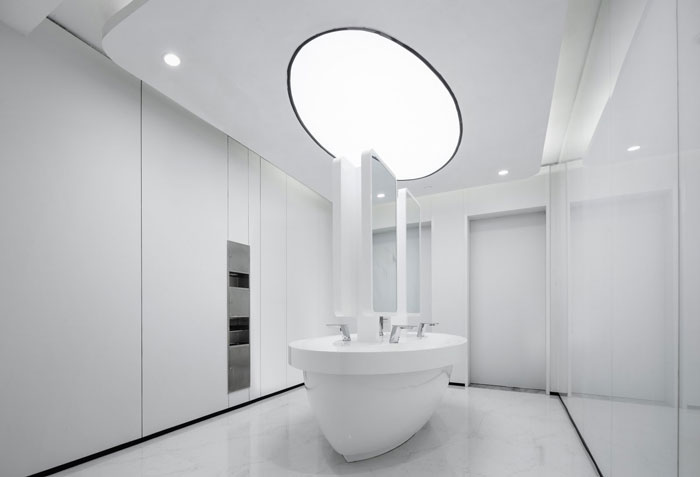 總部辦公大樓樣品區設計效果圖