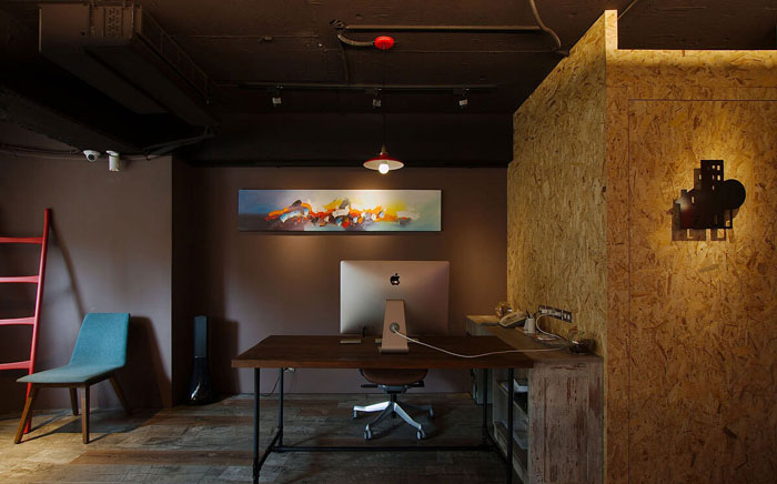 復古總經理辦公室裝飾設計效果圖