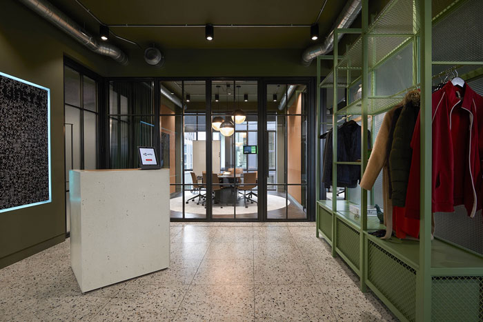 軟件公司辦公室前臺設計效果圖