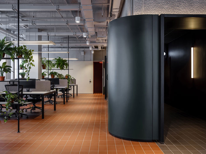 極簡主義辦公室辦公區裝修設計效果圖