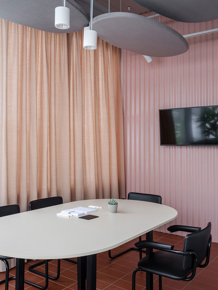 極簡主義辦公室洽談室裝修設計效果圖
