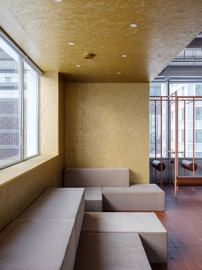 極簡主義辦公室休息區裝修設計效果圖