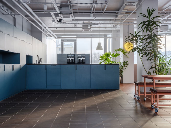 極簡主義辦公室茶水間裝修設計效果圖