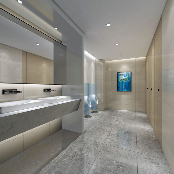 網絡公司辦公樓衛生間裝修設計效果圖