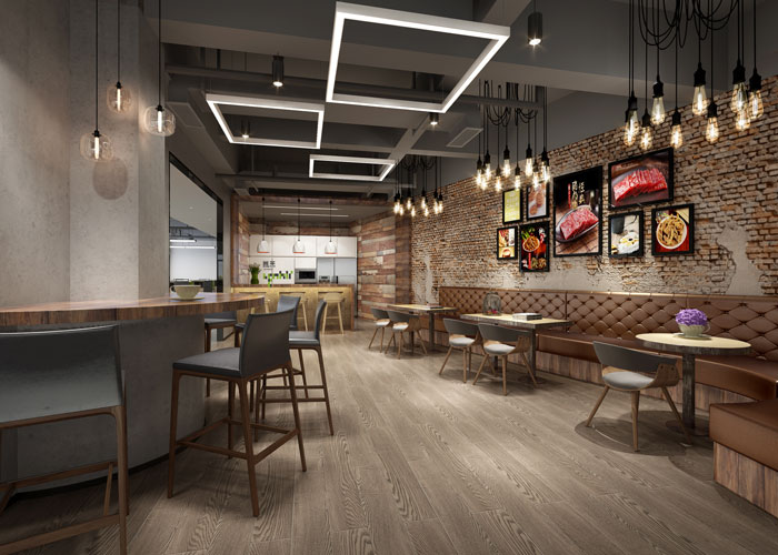 杭州食品公司辦公室茶水間裝修設(shè)計效果圖