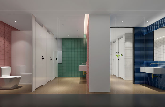 杭州食品公司辦公室衛(wèi)生間裝修設(shè)計效果圖