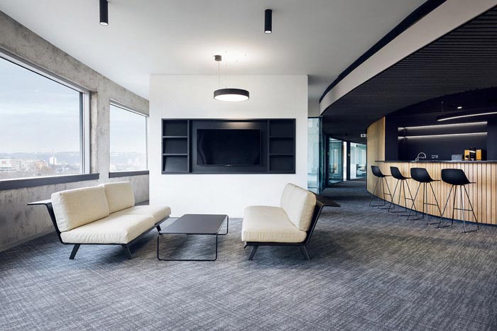 審計公司接待區裝修設計效果圖