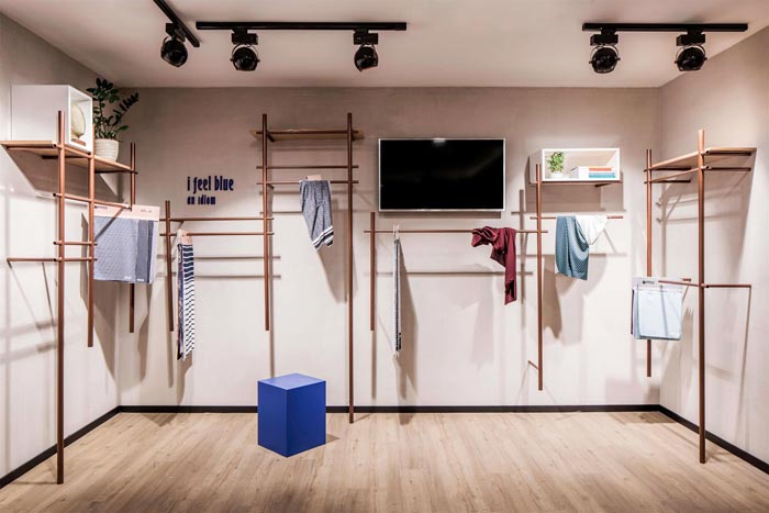 時裝公司辦公室展區裝修設計效果圖