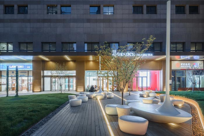 上海寶鋼大廈休息區設計方案